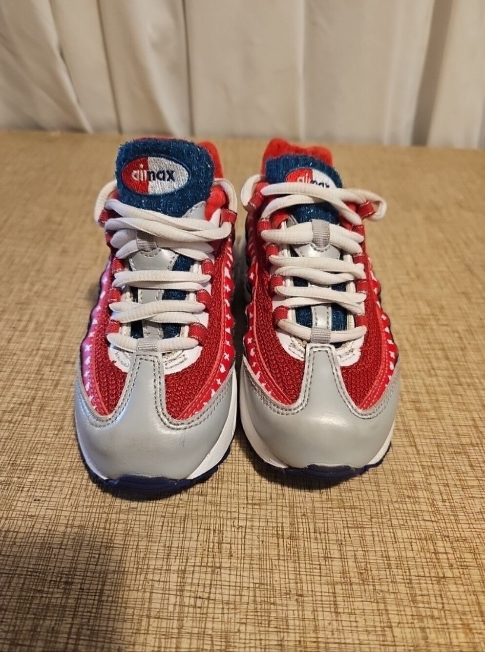 Nike Kids Red, White & Blue Air Max Sneakers Sz. 11C Like New